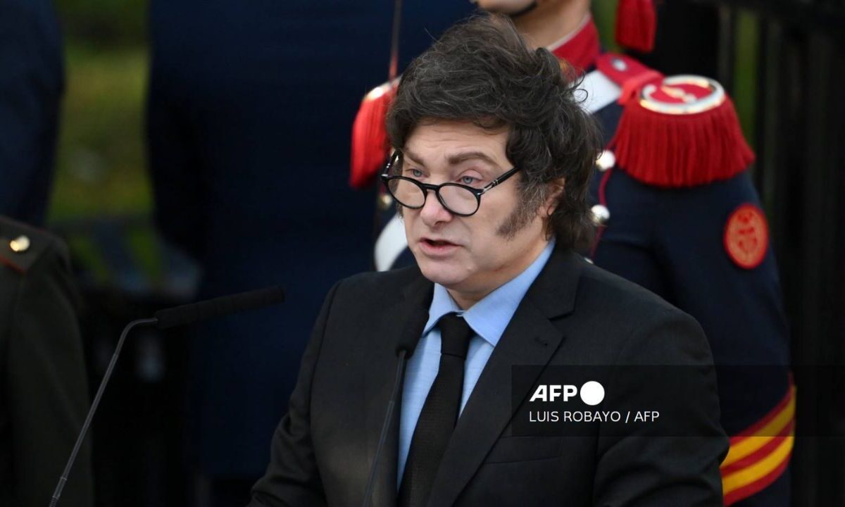 Javier Milei, presidente de Argentina