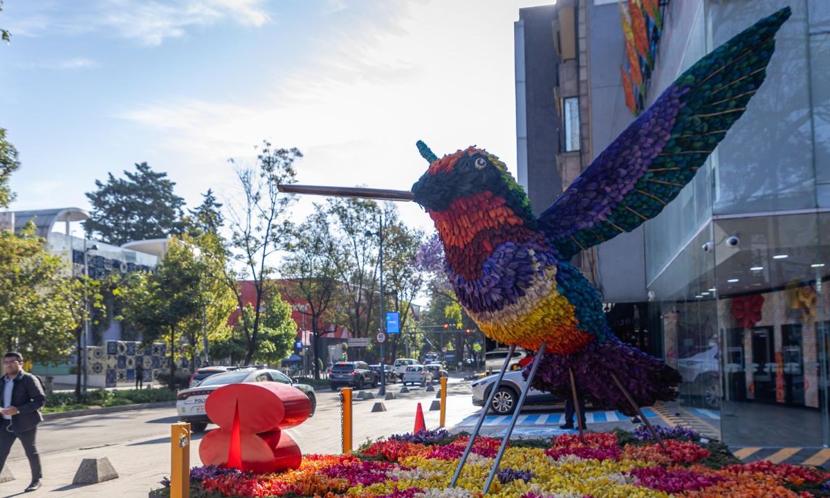 Colibrí monumental llega a Polanco con festival FYJA 2025