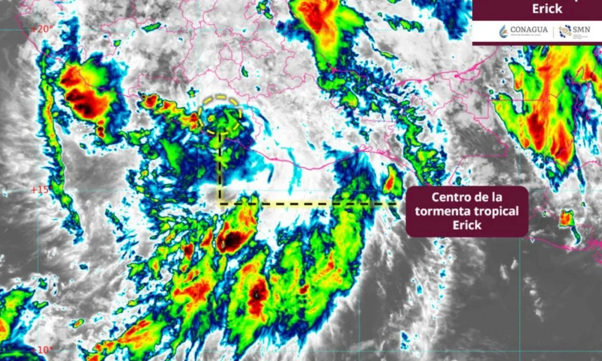 Erick se degrada a Tormenta Tropical en Guerrero