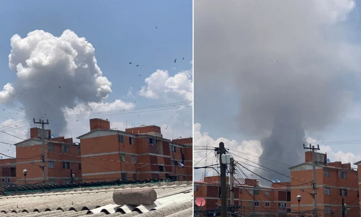 Un polvorín en un taller de pirotecnia explotó la tarde de este miércoles en Tultepec, Edomex, confirmó Protección Civil del Estado. 