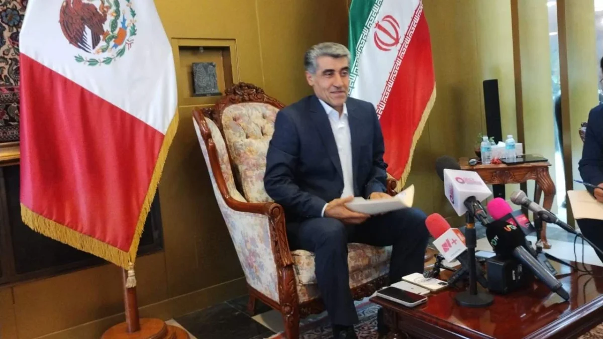Irán no quería la guerra con Israel y que durante el conflicto no usará poder nuclear, dijo Rostan Adabinia, encargado de negocios de la Embajada iraní.
