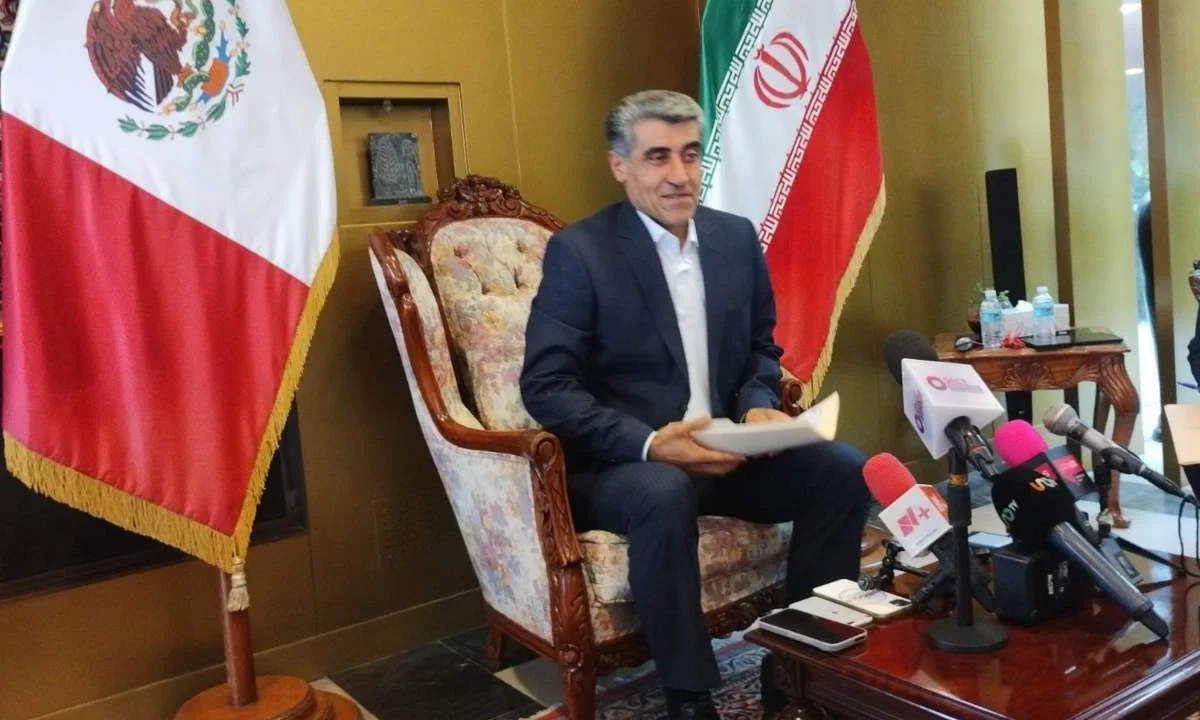 Irán no quería la guerra con Israel y que durante el conflicto no usará poder nuclear, dijo Rostan Adabinia, encargado de negocios de la Embajada iraní.