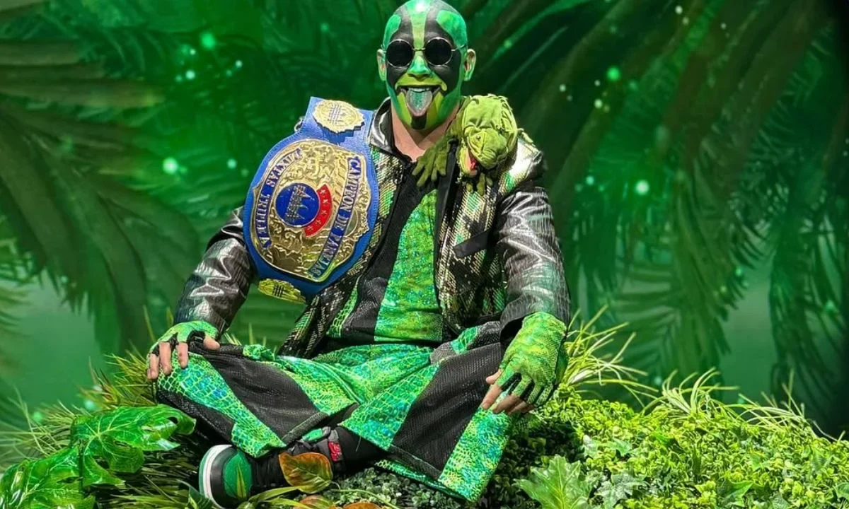 Él es Mr. Iguana, el luchador mexicano que ha conquistado a los fans de WWE.