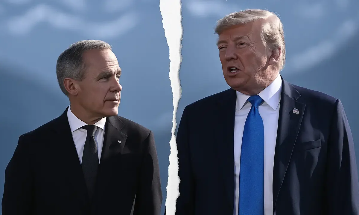 Donald Trump anunció que da por terminadas las negociaciones comerciales con Canadá