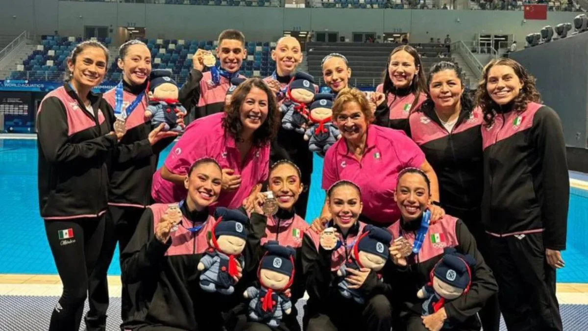 El equipo de las Sirenas mexicanas de nado sincronizado se llevó el bronce en la Copa del Mundo celebrada en China.