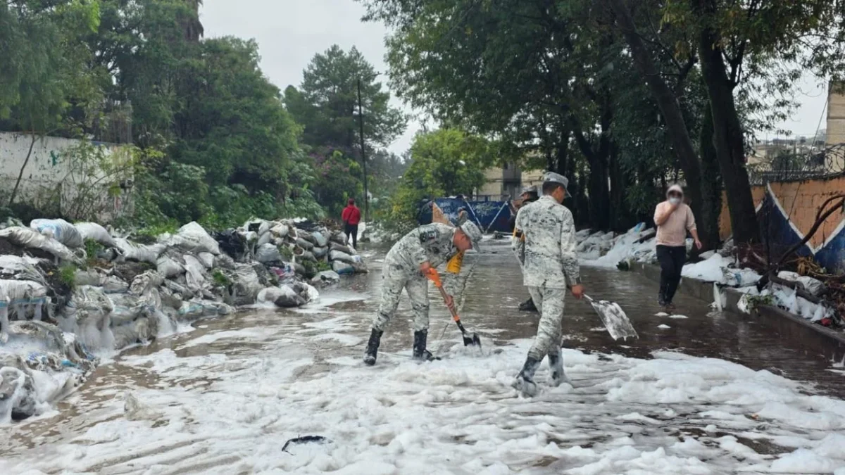 Tras el paso del huracán Erick, Guardia Nacional mantiene el Plan DN-III-E en 8 entidades.