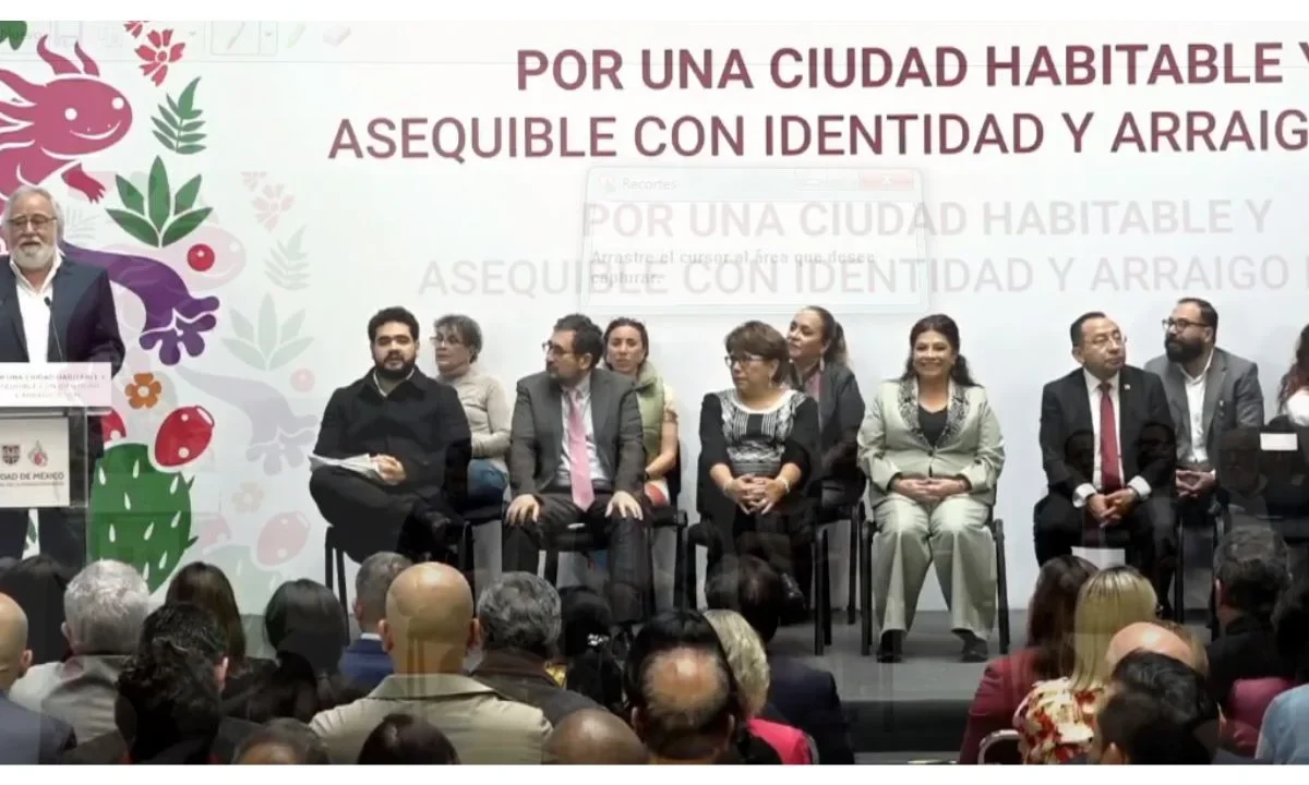 Alejando Encinas, presentó las políticas centrales para proteger el derecho a habitar en la CDMX y contra la gentrificación