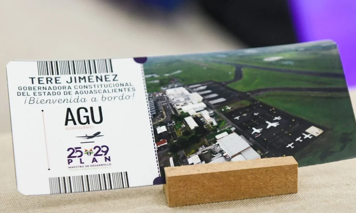 El Aeropuerto Internacional de Aguascalientes registra un tráfico anual cercano al millón de pasajeros y más de 15 mil operaciones aéreas