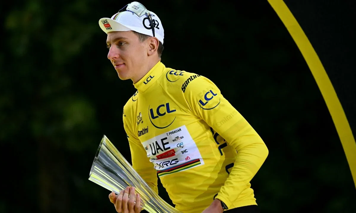 El esloveno finalizó con una ventaja de más de cuatro minutos sobre de Vingegaard y hasta 11 de Florian Lipowitz en la clasificación general