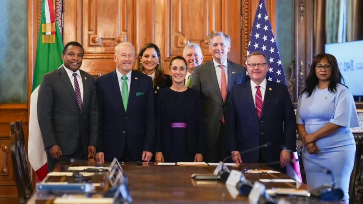 Se reúne Sheinbaum con congresistas de EU