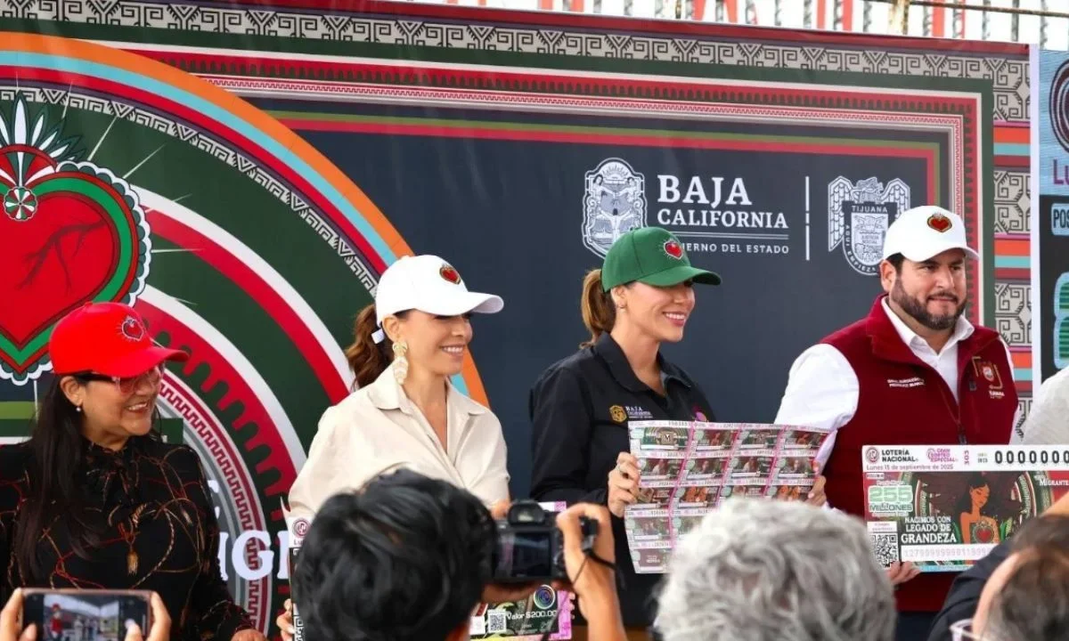 Desde Tijuana, la Lotería Nacional presenta el Sorteo 'México con M de Migrante'