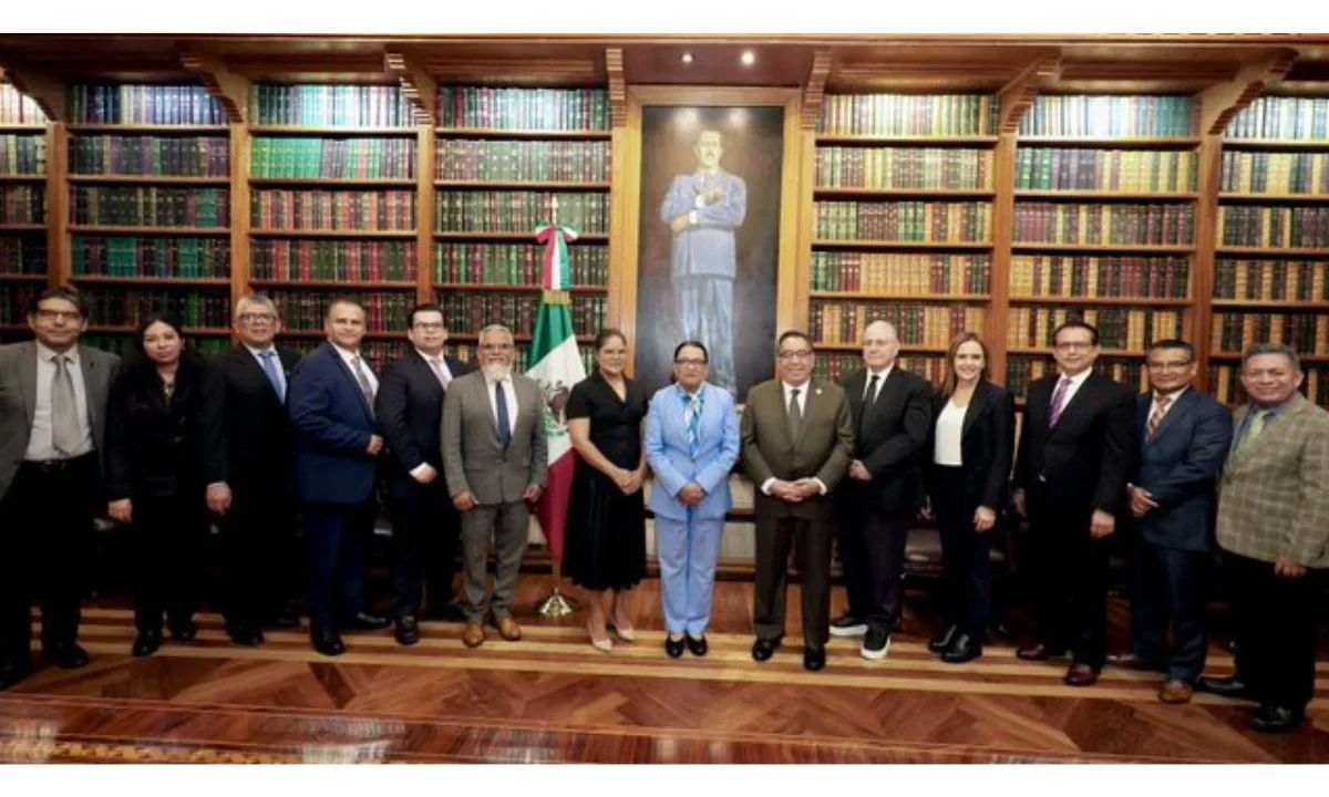 El encuentro entre Rosa Icela Rodríguez y lideres evangélicos se llevó a cabo en la sede de Gobernación