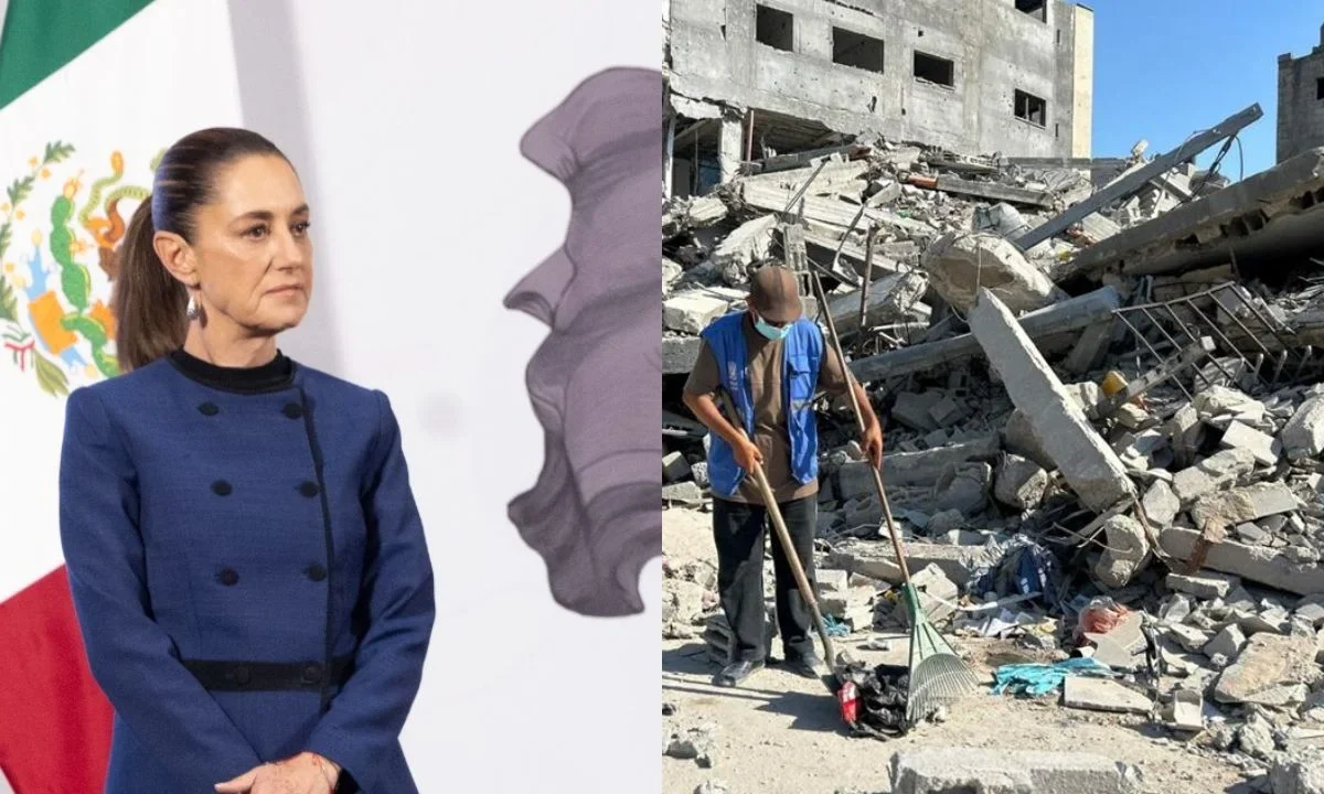 La presidenta de México, Claudia Sheinbaum, condena la violencia en Gaza y llama a un cese inmediato de hostilidades.
