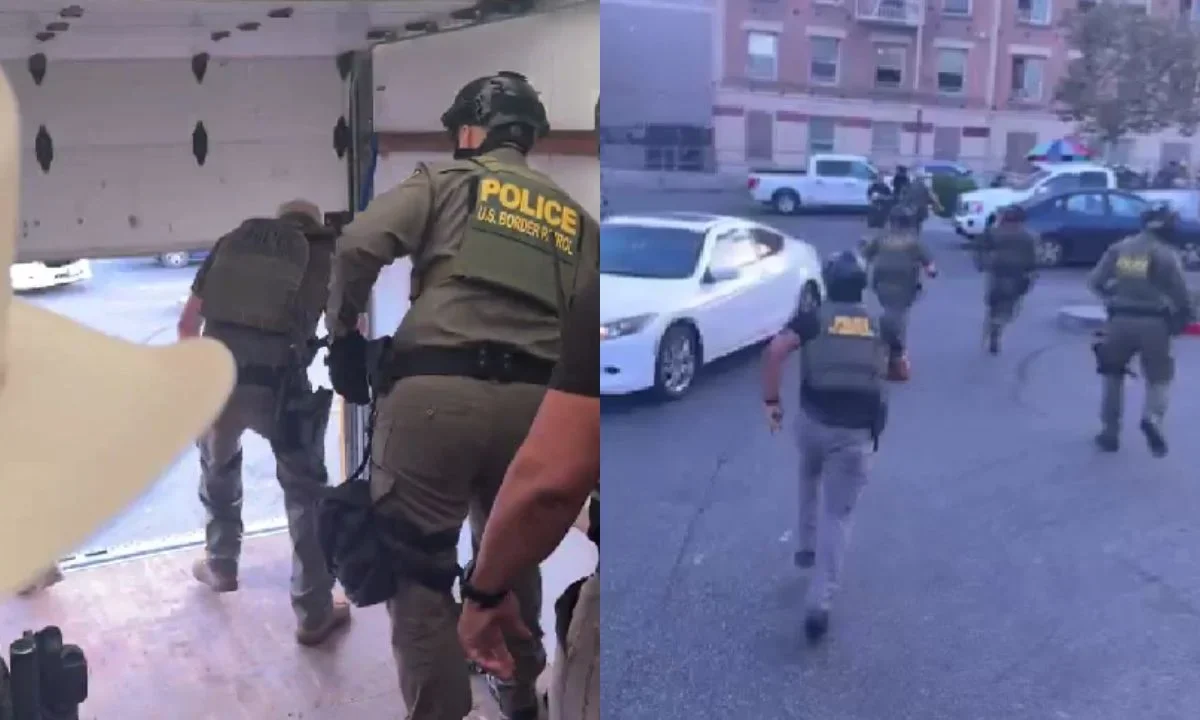 Agentes migratorios de Estados Unidos realizaron una redada sorpresiva en Los Ángeles.