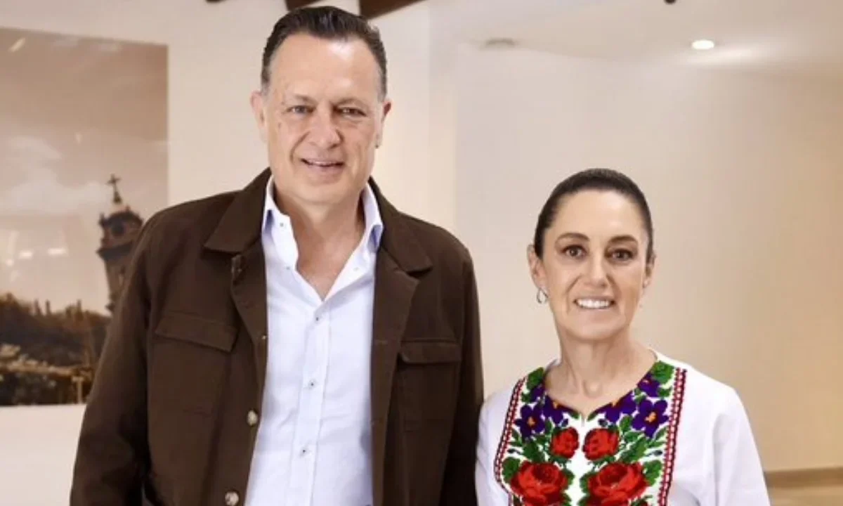 Claudia Sheinbaum y Mauricio Kuri dialogaron en Querétaro sobre seguridad, inversión y el proyecto del tren México-Querétaro.