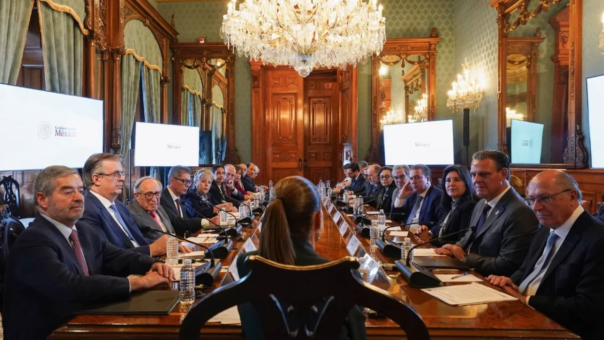 Sheinbaum recibe a Geraldo Alckim, vicepresidente de Brasil
