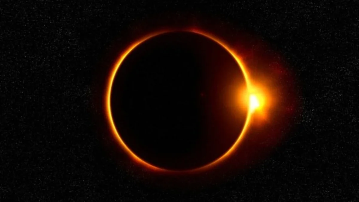 Un eclipse solar ocurre cuando la Luna pasa entre el Sol y la Tierra, bloqueando total o parcialmente la luz solar y proyectando una sombra sobre la Tierra