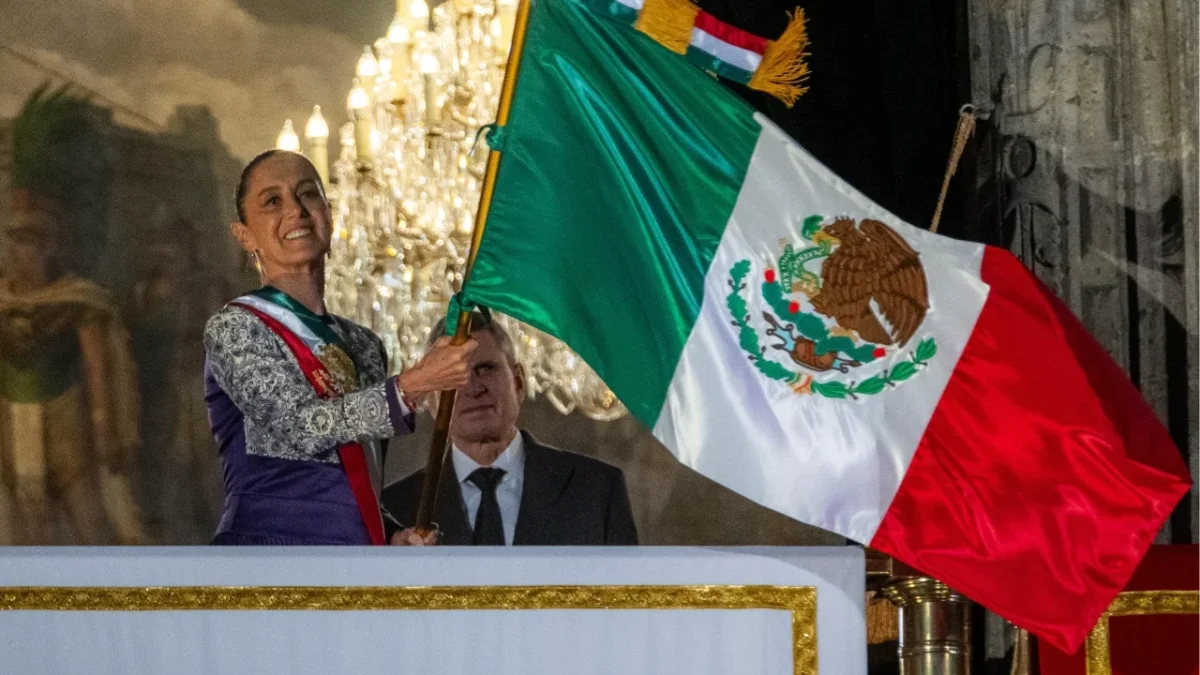 Claudia Sheinbaum dio su primer grito como presidenta de México ante 280 mil personas en el Zócalo capitalino.