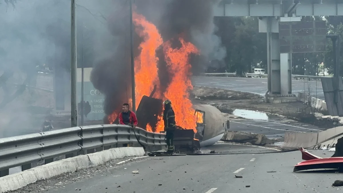 Estas son las vialidades afectadas tras explosión de pipa de gas en Calzada Ignacio Zaragoza 