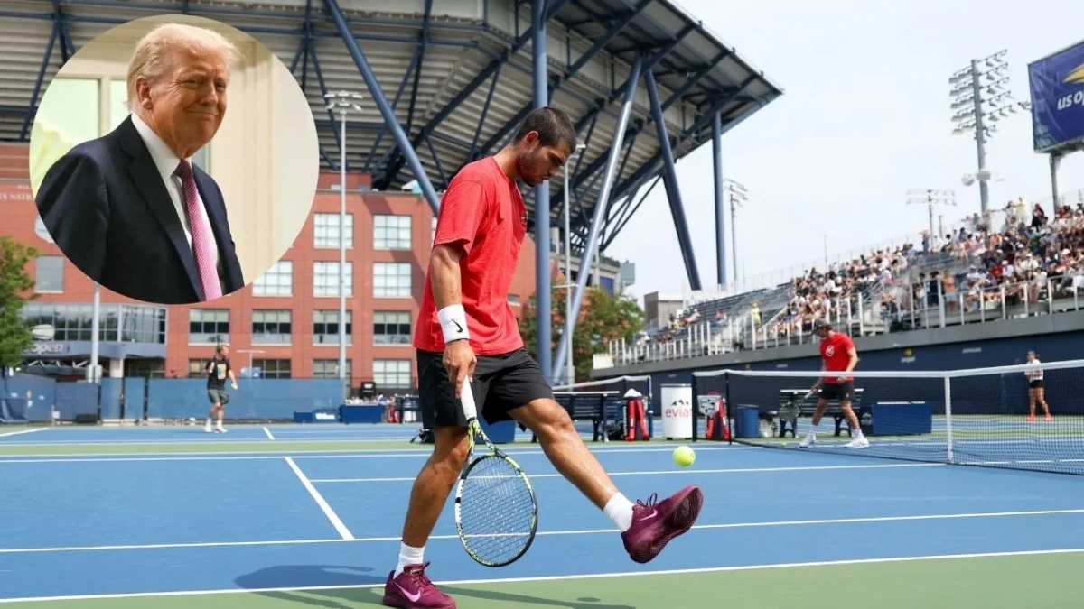 Trump seguirá el duelo entre el español Carlos Alcaraz y el italiano Jannik Sinner, en el US Open