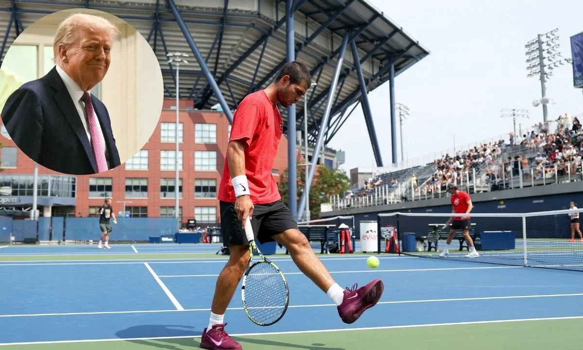 Trump seguirá el duelo entre el español Carlos Alcaraz y el italiano Jannik Sinner, en el US Open