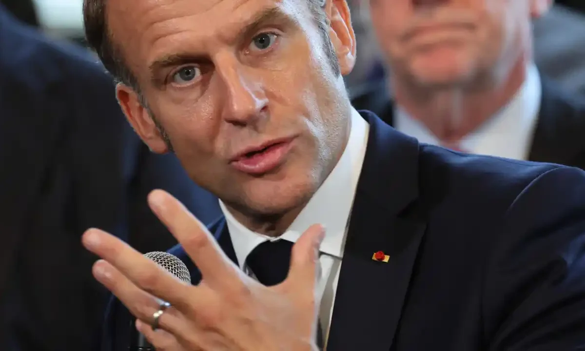 El presidente francés, Emmanuel Macron