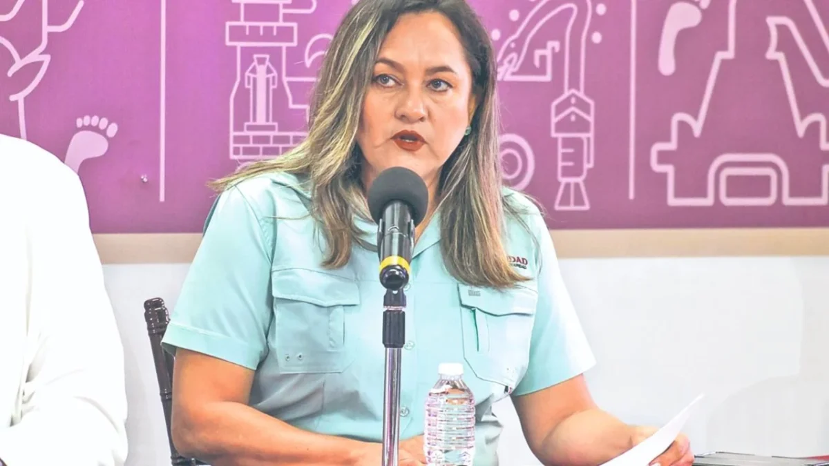 CONFERENCIA. Verona Hernández, vocera de la SSP de Sinaloa, dijo desconocer información adicional sobre la balacera.