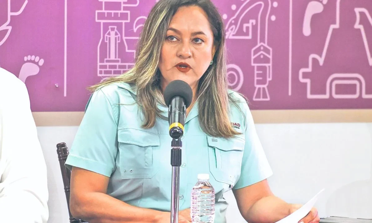CONFERENCIA. Verona Hernández, vocera de la SSP de Sinaloa, dijo desconocer información adicional sobre la balacera.