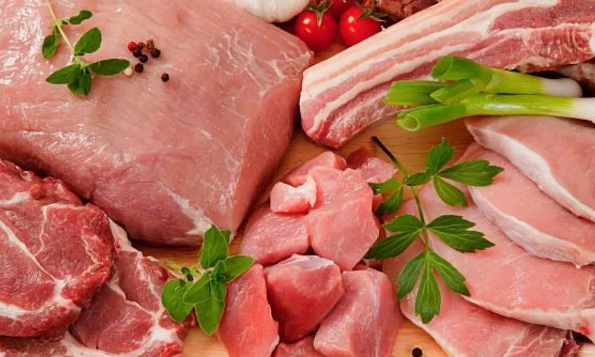 Carne de puerco cruda