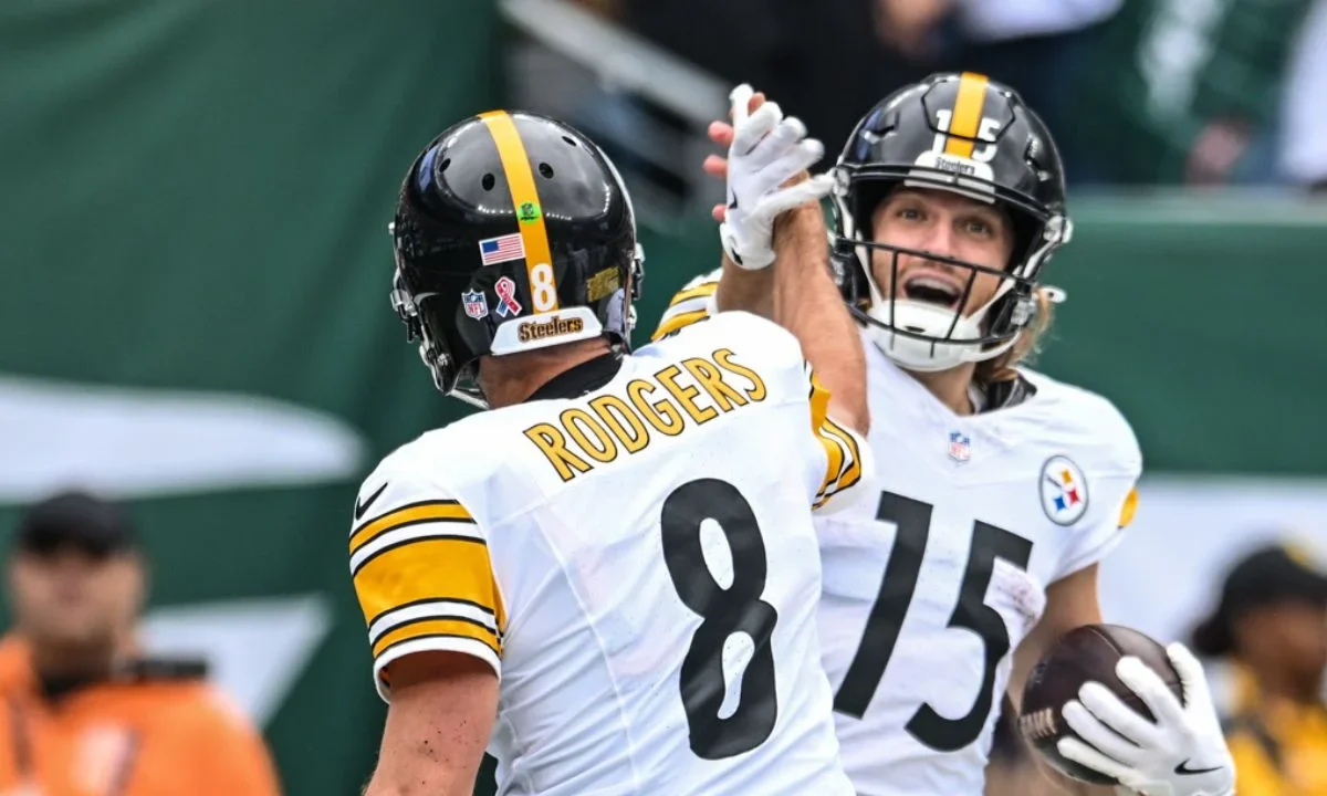 22 pases completó Aaron Rodgers en 30 intentos durante su presentación como Steeler ante el que había sido su último equipo previo a Pittsburgh.