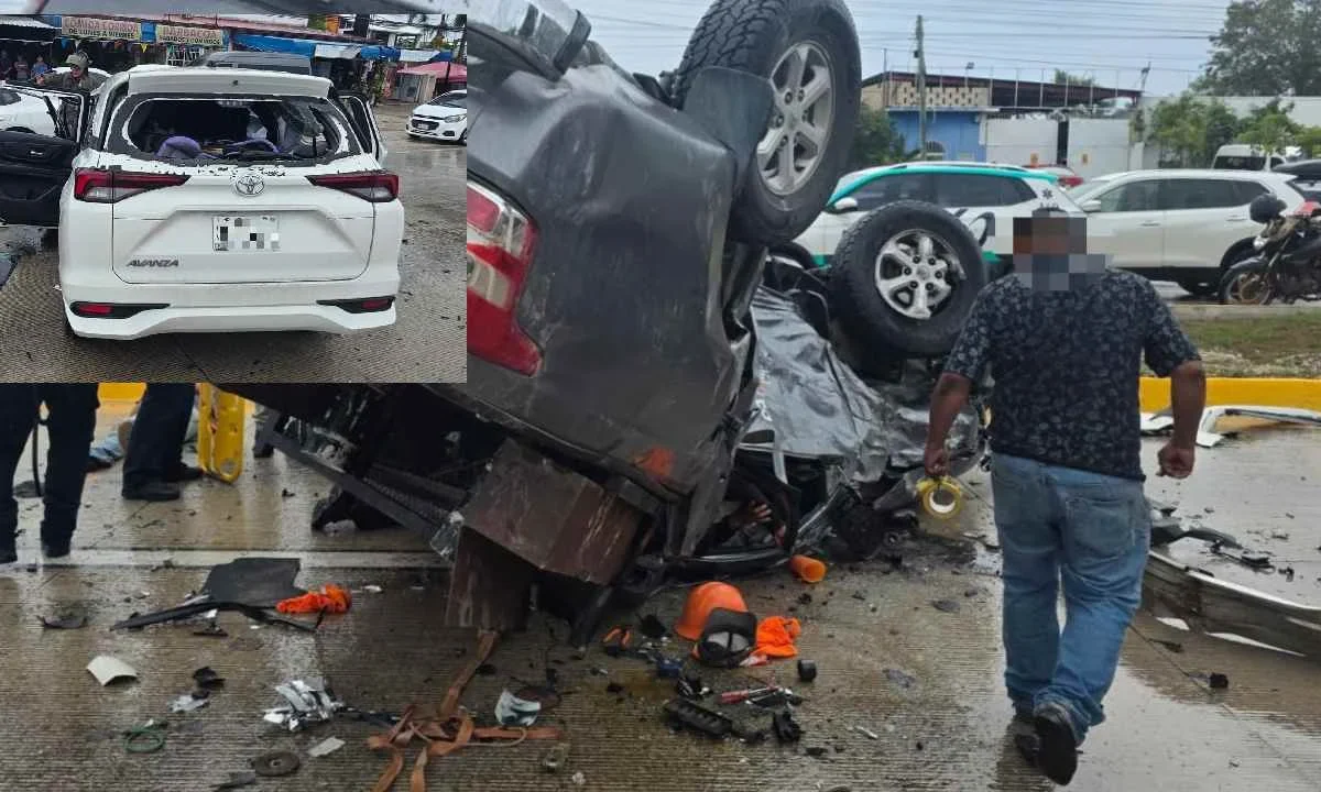 Un accidente vial registrado en una de las principales avenidas de Cancún, Quintana Roo, dejó un saldo de siete personas sin vida.