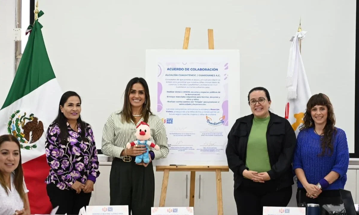 Alcaldía Cuauhtémoc implementa programa contra abuso infantil