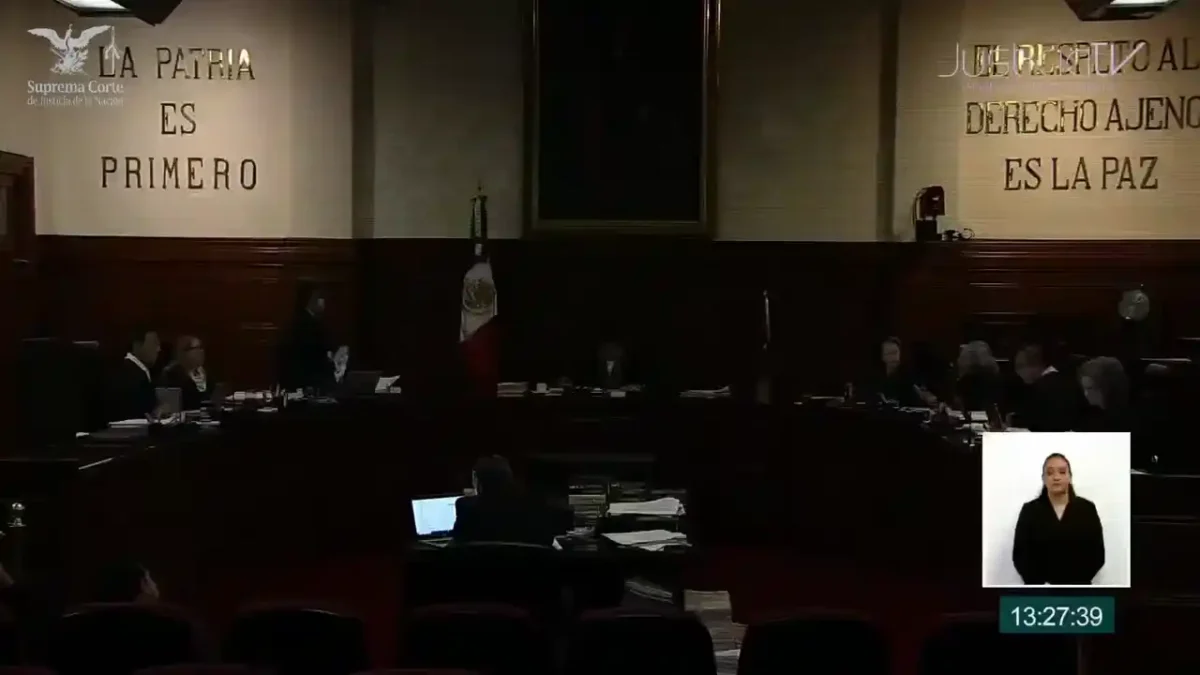 El Pleno de la Suprema Corte de Justicia de la Nación (SCJN) sufrió un apagón