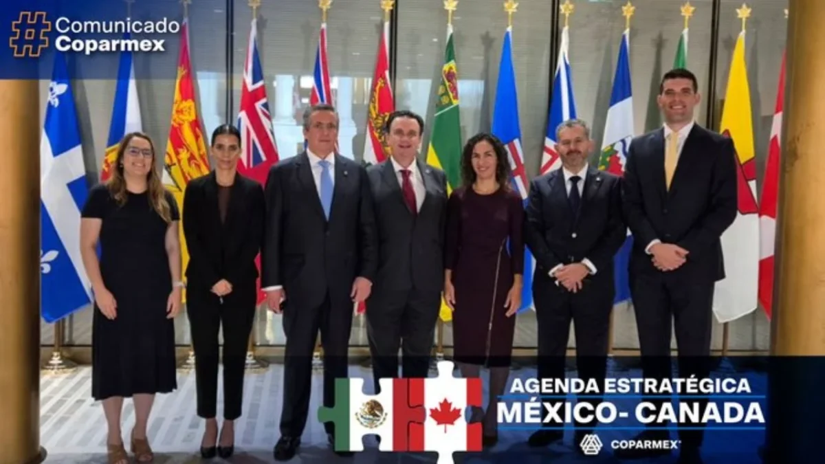 Juan José Sierra Álvarez, presidente nacional de Coparmex, encabezó la misión empresarial en Canadá para reforzar la relación económica.