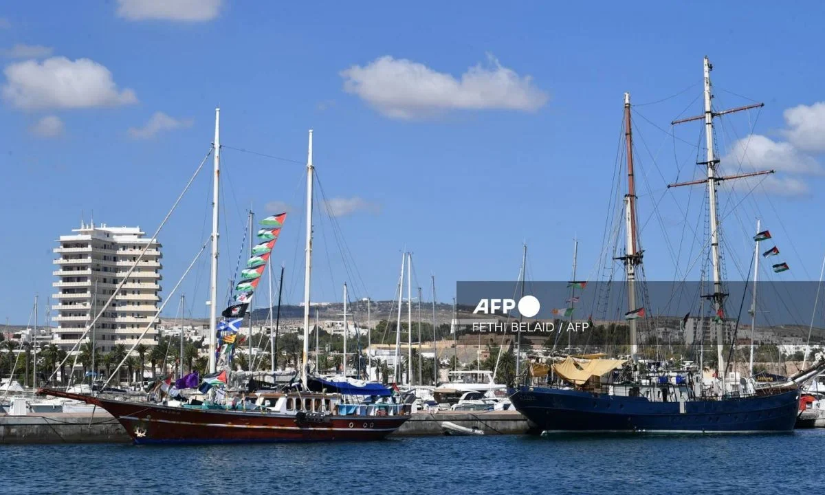 Global Sumud Flotilla en Túnez