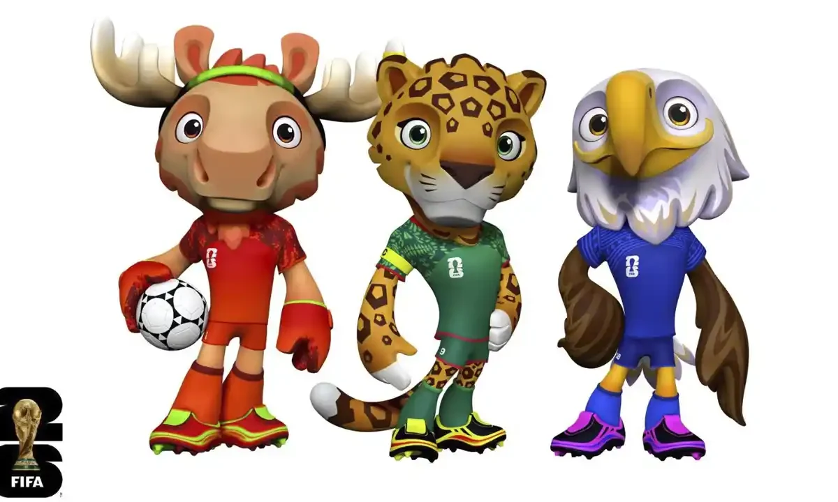 Maple, Zayu y Clutch mascotas oficiales de un torneo de FIFA