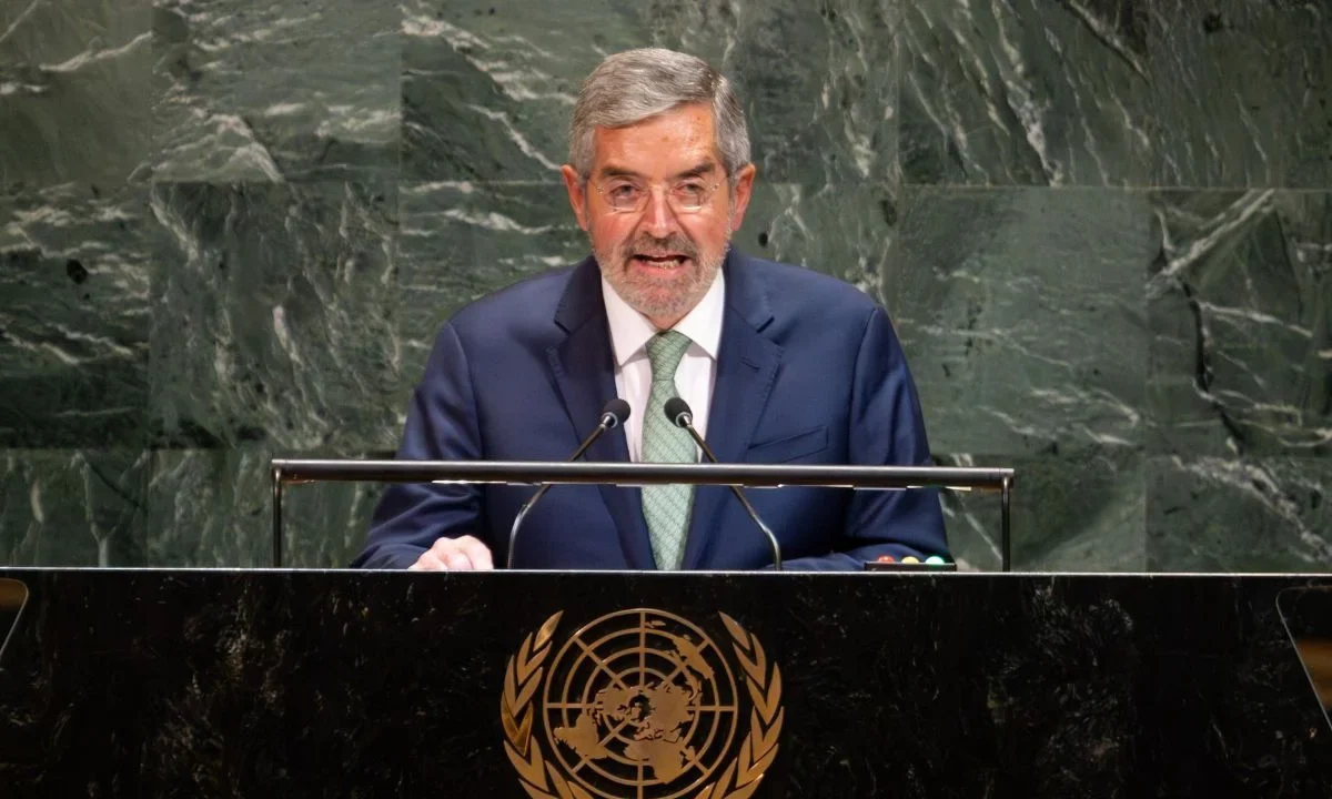 Juan Ramón de la Fuente presumió a la ONU la reducción de la pobreza en México.