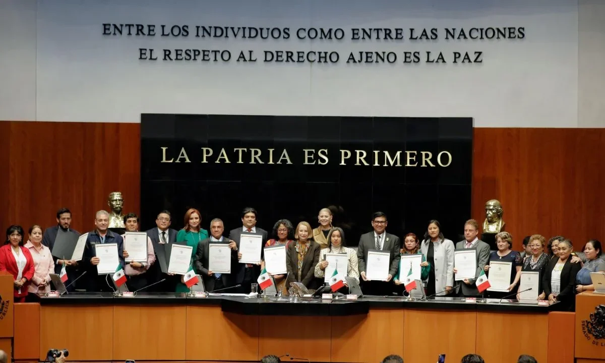 Rindieron protesta las y los integrantes honoríficos del Consejo Nacional Ciudadano del Sistema Nacional de Búsqueda de Personas.