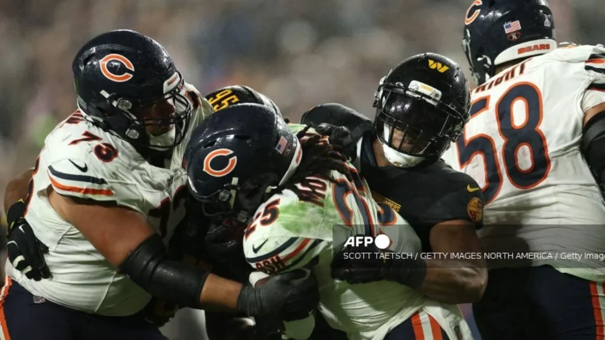 Chicago Bears vence a Commanders al cierre del partido en Washington
