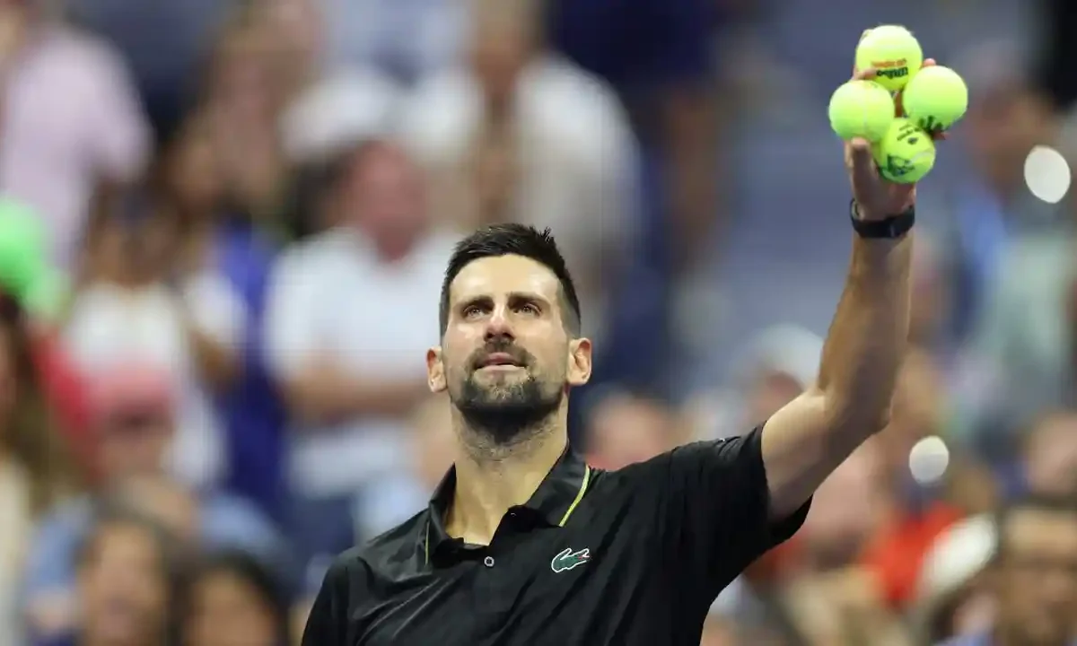 El tenista serbio Novak Djokovic