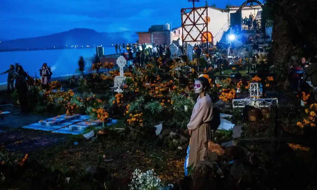 Isla de Janitzio Pátzcuaro Michoacán Día de muertos