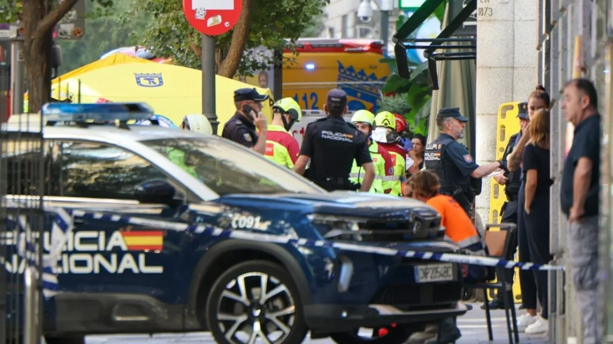 Derrumbe de edificio en Madrid