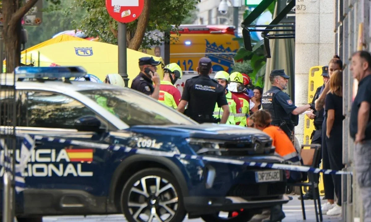 Derrumbe de edificio en Madrid