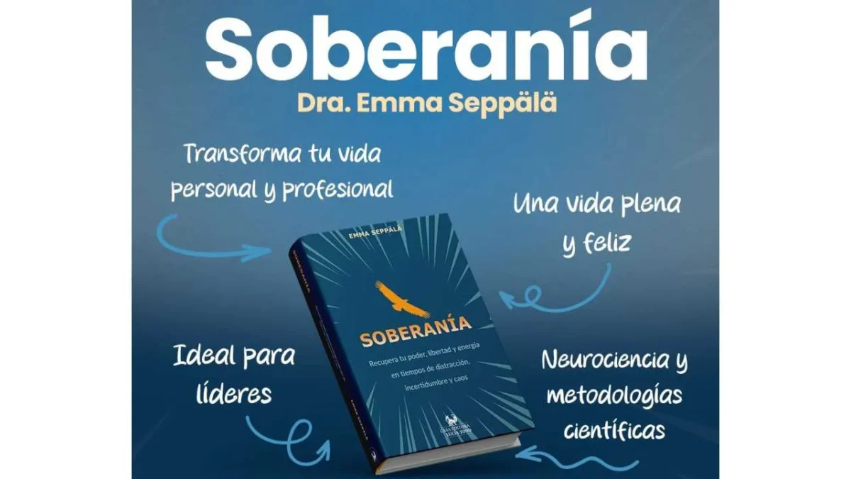 Ema Seppälä presentará su libro 'Soberanía' en la Ciudad de México.