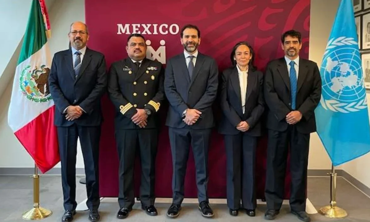 México se presentó hoy ante la Comisión de Límites de la Plataforma Continental de Naciones Unidas (ONU) en Nueva York.