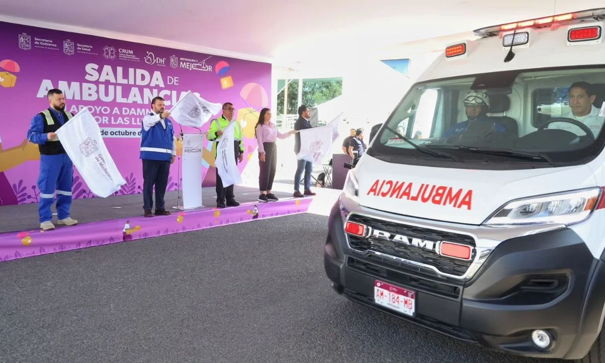 El Gobierno de Michoacán envió ayuda humanitaria y una brigada de atención médica de urgencias al estado de Hidalgo.