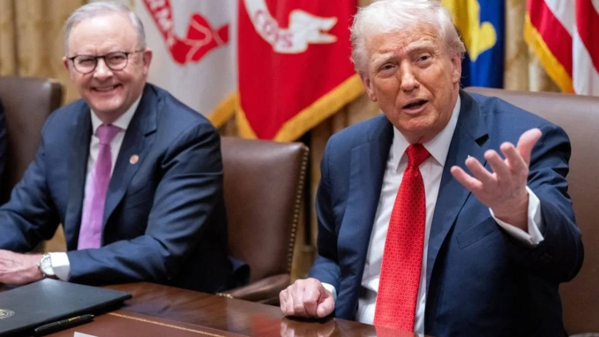 Donald Trump y Anthony Albanese