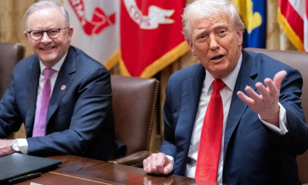 Donald Trump y Anthony Albanese