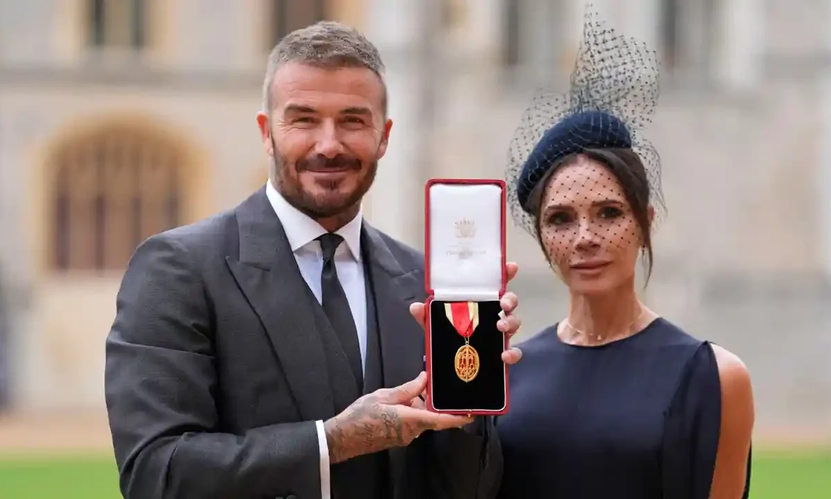 David Beckham Victoria Beckham