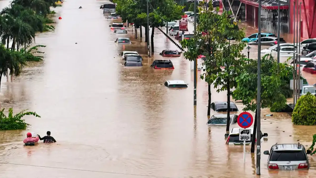 Lluvias en Vietnam, Asia